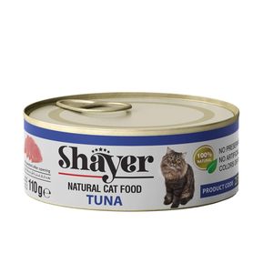 کنسرو غذای گربه شایر مدل tuna کد 47826 وزن 110 گرم