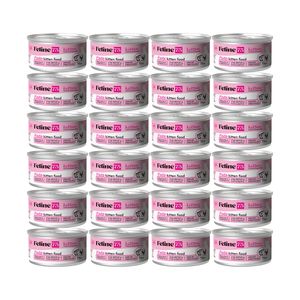 کنسرو غذای گربه نابالغ فیلاین 75 مدل kitten پته طعم مرغ و ماهی وزن 1800 گرم بسته 24 عددی