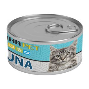 کنسرو نچرال گربه شهرپت مدل tuna وزن 120 گرم