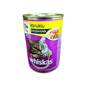 کنسرو گربه ویسکاس مدل chicken_400 وزن 400 گرم