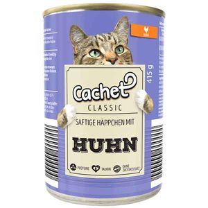 کنسرو گربه کچت مدل huhn وزن 415 گرم