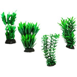 گیاه تزیینی آکواریوم کد m01 مجموعه 4 عددی