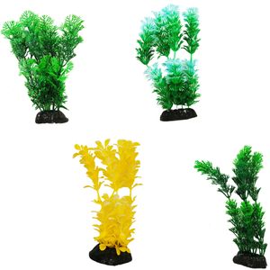 گیاه تزیینی آکواریوم کد m03 مجموعه 4 عددی