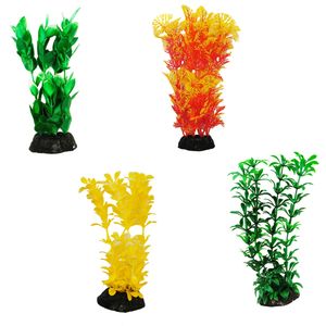 گیاه تزیینی آکواریوم کد m05 مجموعه 4 عددی