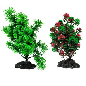 گیاه تزیینی آکواریوم کد vb03 مجموعه 2 عددی