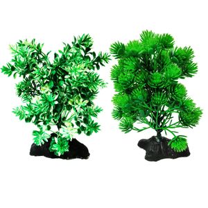 گیاه تزیینی آکواریوم کد vb04 مجموعه 2 عددی