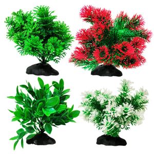 گیاه تزیینی آکواریوم کد vb06 مجموعه 4 عددی