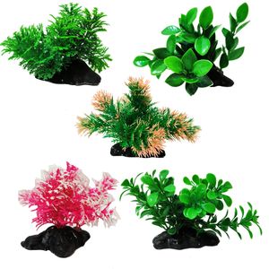 گیاه تزیینی آکواریوم کد vb08 مجموعه 5 عددی