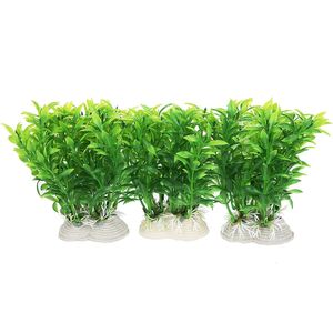 گیاه مصنوعی تزیینی آکواریم بسته سه تایی