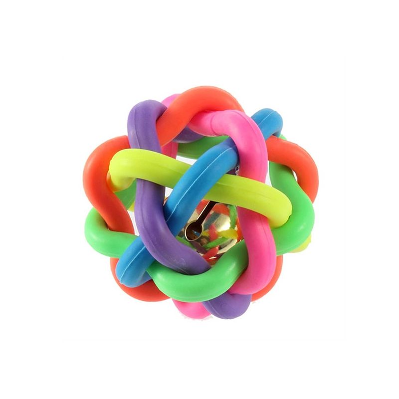 اسباب بازی سگ توپ پیچ در پیچ مدل juguetes perro ball m قطر 6.5 سانتی متری