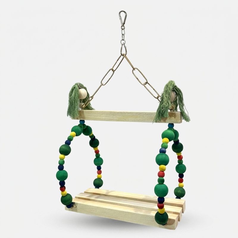اسباب‌بازی پرنده آویزی مدل تاپ طوطی‌سانان