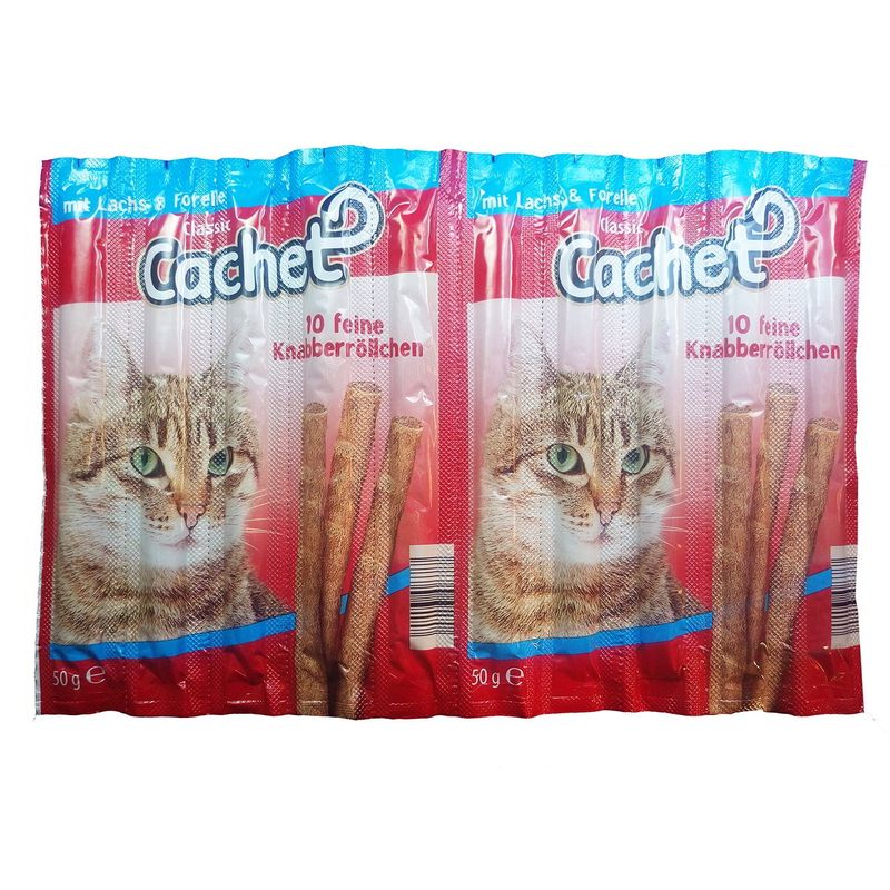 استیک گربه کچت مدل mit lachs and forelle وزن 100 گرم
