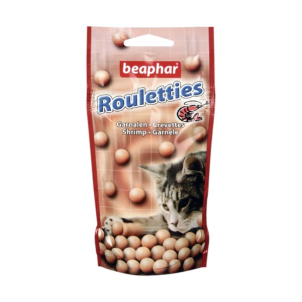 اسنک تشویقی بیفار مدل rouletties with shrimp وزن 44.2 گرم