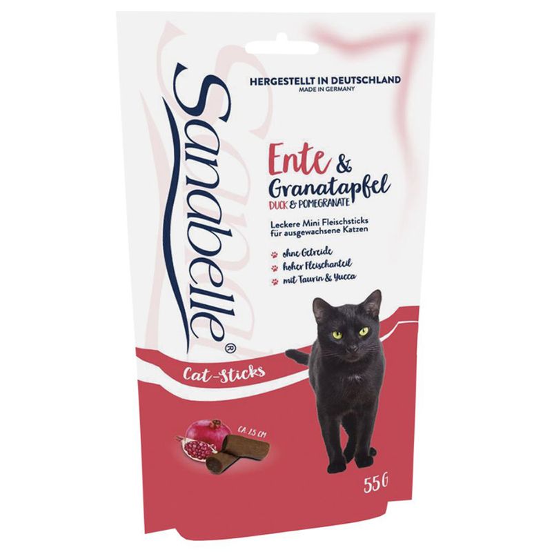 اسنک تشویقی گربه سانابل مدل duck & pomegranate وزن 0.055 کیلوگرم