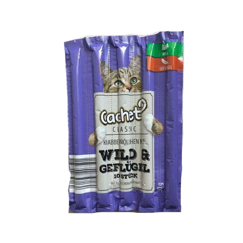 اسنک تشویقی گربه کچت مدل new wild and geflugel وزن 50 گرم