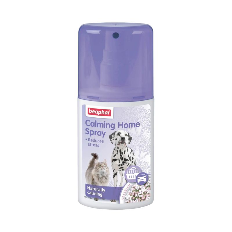 اسپری آرام‌بخش سگ و گربه بیفار مدل calming home spray حجم 125 میل