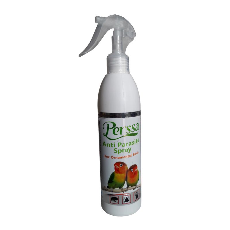 اسپری ضدانگل پرندگان زینتی پرسا مدل ornamental bird   حجم ۳۰۰ میلی‌لیتر