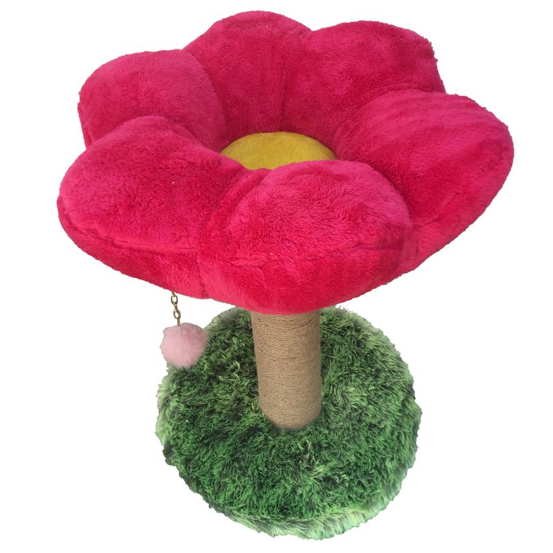 اسکرچر و جای خواب گربه مدل گل