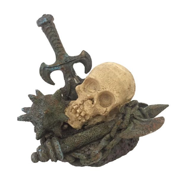 اسکلت تزئینی آکواریوم مدل died head