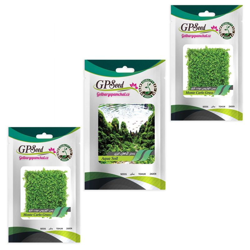 بذر چمن مونت‌کارلو مدل gpf 001 بسته 2 عددی