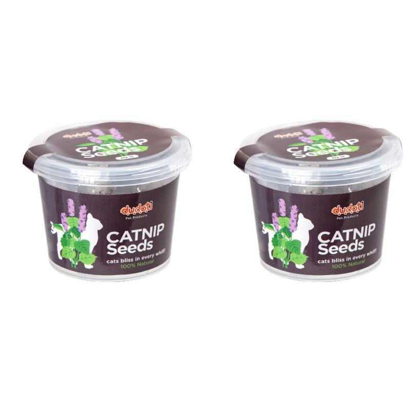 بذر کت نیپ گربه دودوتی مدل catnip وزن 80 گرم بسته دو عددی