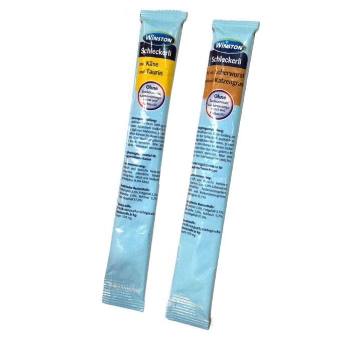 بستنی گربه وینستون مدل leberwurst and kase بسته 2 عددی