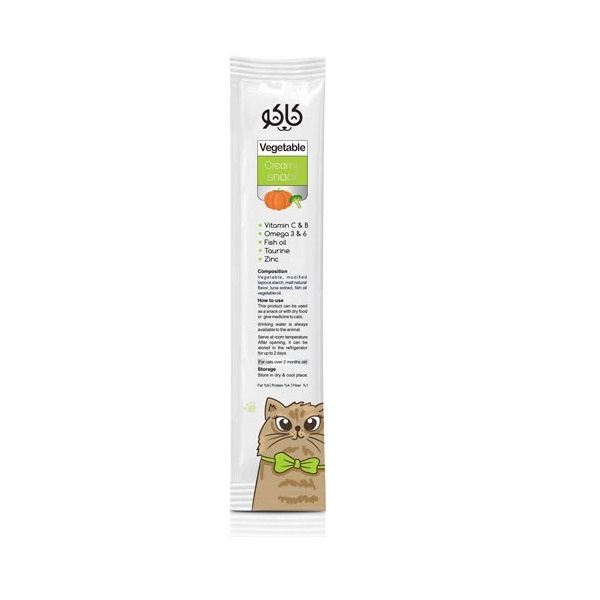 بستنی گربه کاکو مدل creamy سبزیجات وزن 20 گرم