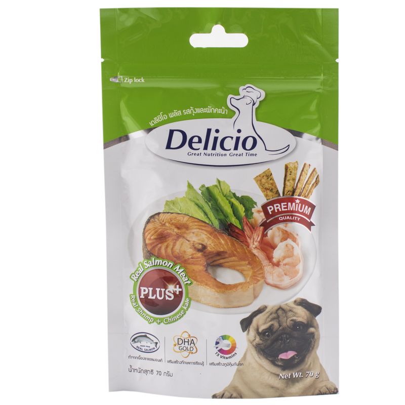 تشویقی اسنک سگ دلیکو مدل shrimp