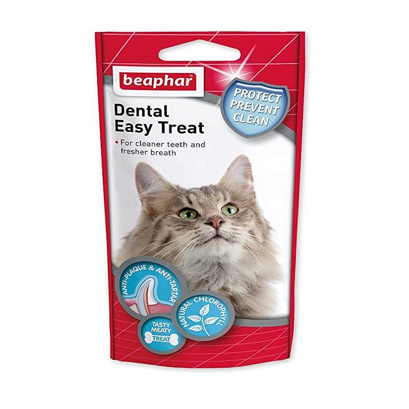 تشویقی دنتال گربه بیفار مدل dental easy treat وزن 35 گرم