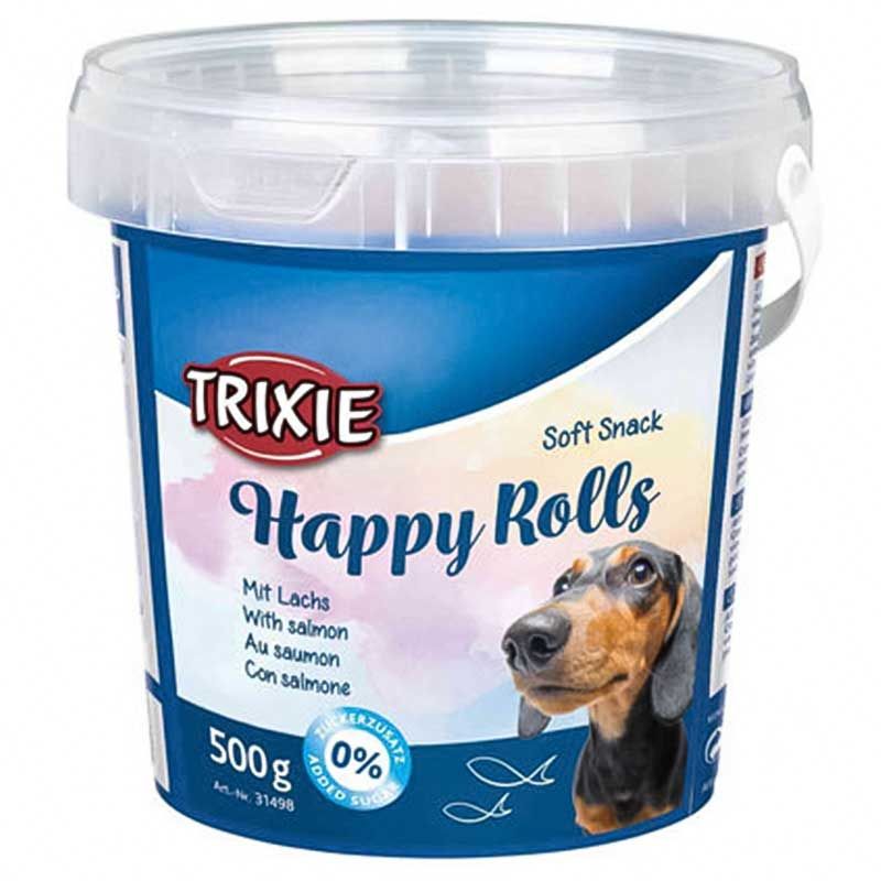 تشویقی سطلی سگ تریکسی مدل happy rolls وزن 500 گرم