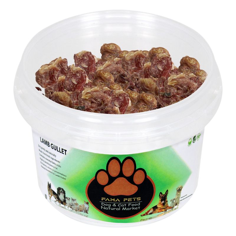 تشویقی سگ فاما پت مدل lamb gullet وزن 30 گرم