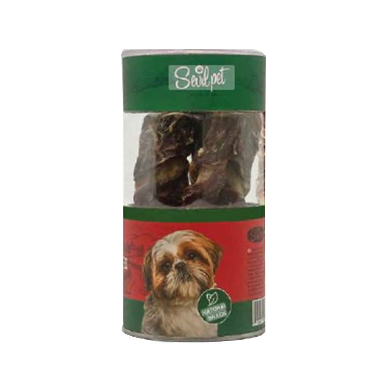 تشویقی سگ مدل small rawhide bone wrap طعم گوشت گاو وزن 100 گرم