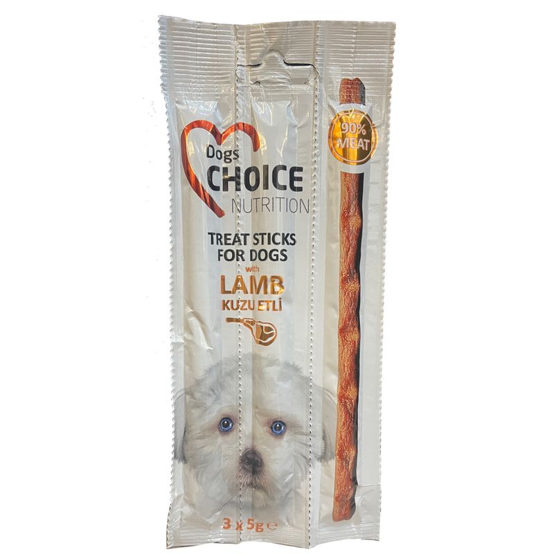تشویقی سگ مدل treat sticks گوشت گوسفند وزن 15 گرم