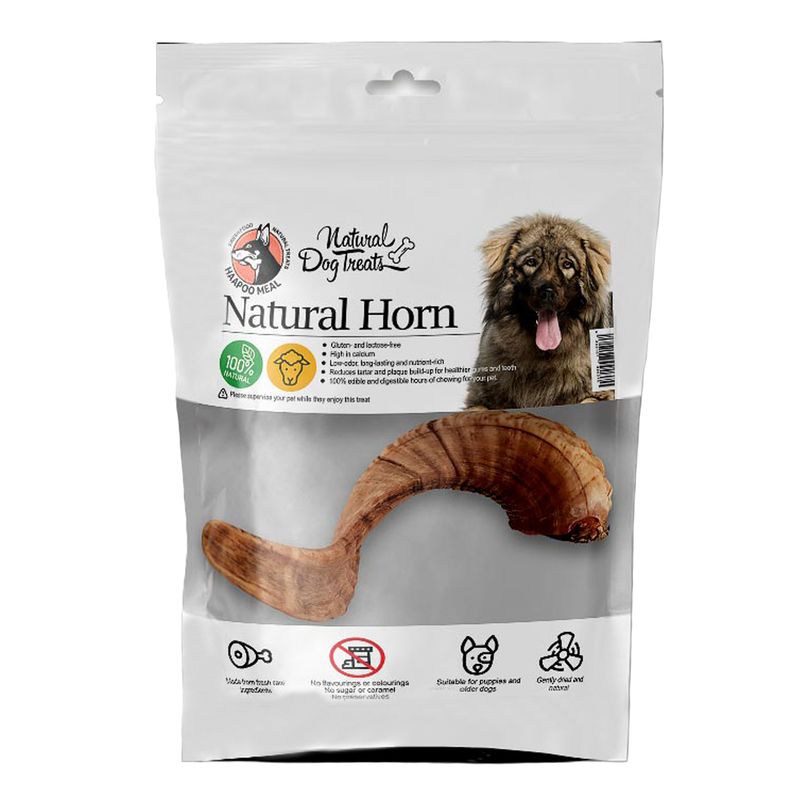 تشویقی سگ هاپومیل مدل natural horn کد 04 وزن 50 گرم