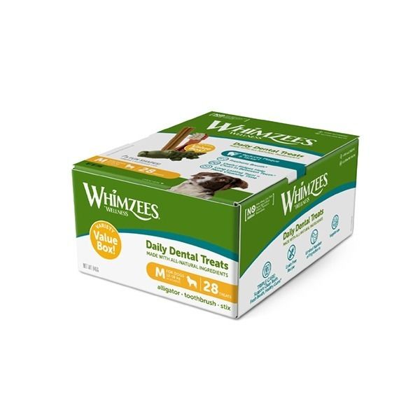 تشویقی سگ ویمزس مدل variety value box medium dogs طعم میوه‌ای سبزیجات وزن 840 گرم