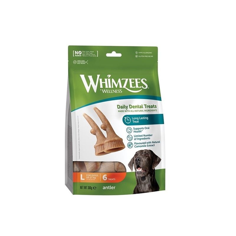 تشویقی سگ ویمزس مدل wege antler l طعم سبزیجات وزن 360 گرم