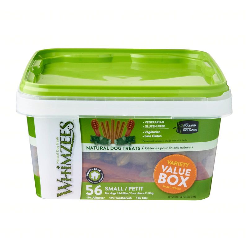 تشویقی سگ ویمزیس مدل whimzees s وزن 840 گرم