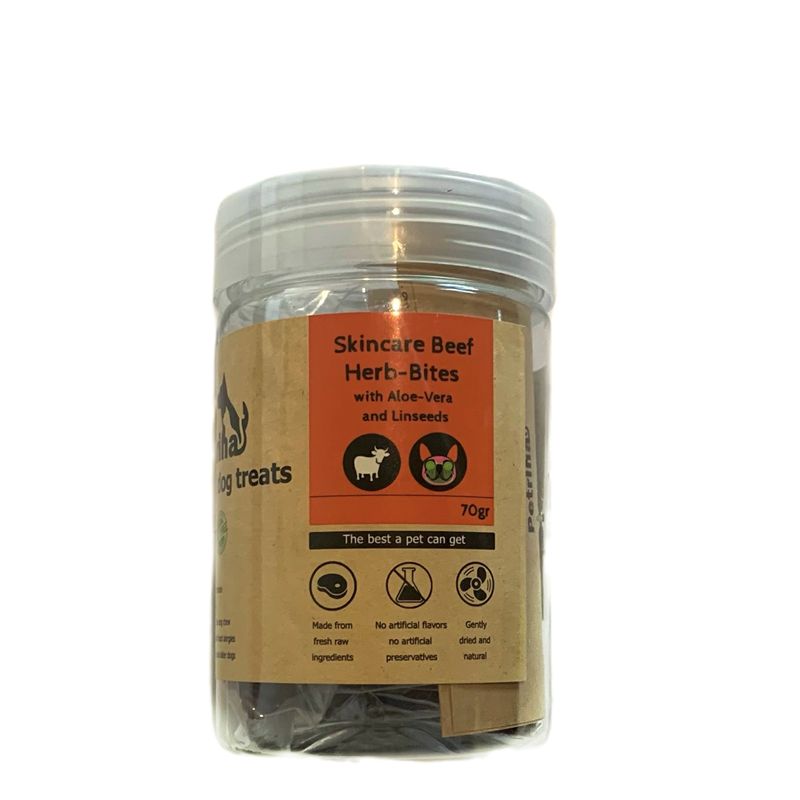 تشویقی سگ پترینا مدل natural dog treats 300 وزن 70 گرم