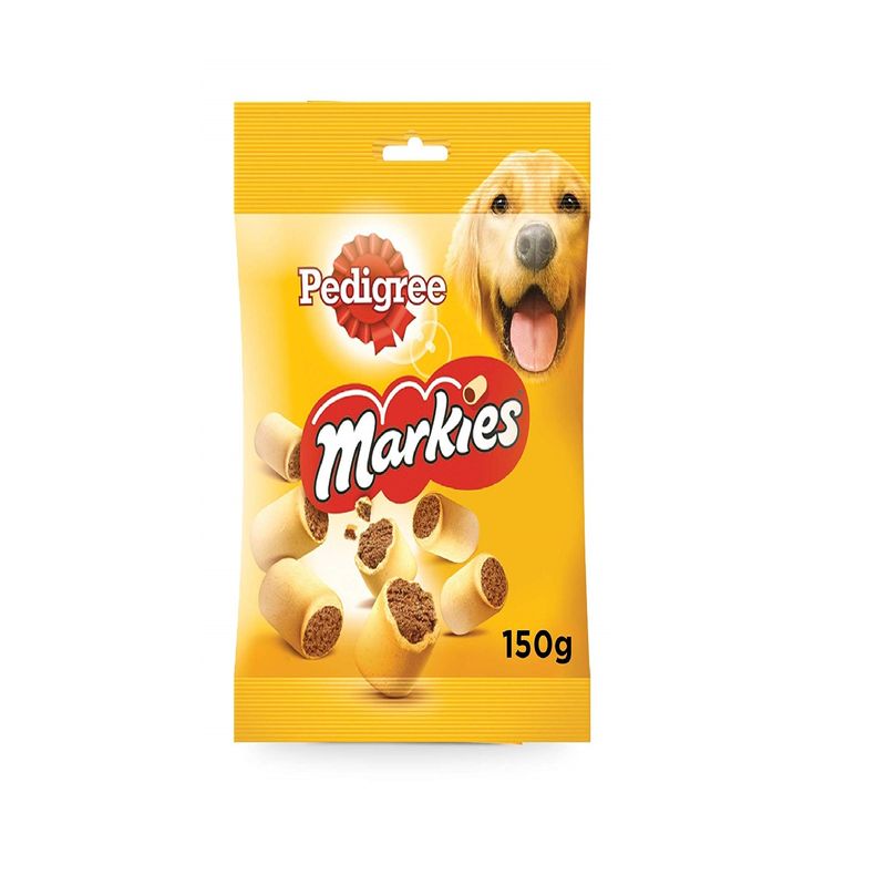 تشویقی سگ پدیگری مدل markies وزن 150 گرم
