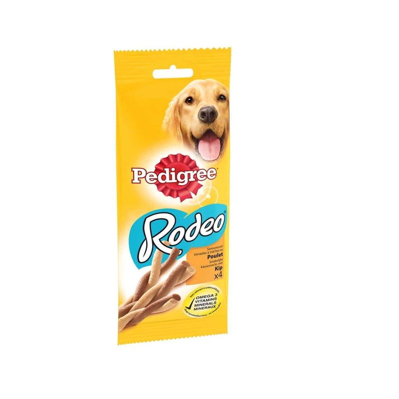 تشویقی سگ پدیگری مدل rodeo وزن 70 گرم