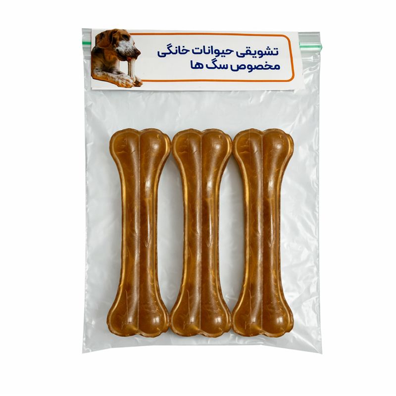تشویقی سگ کد g10 بدون طعم وزن 90 گرم