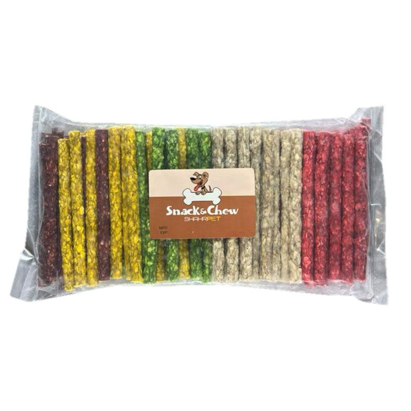 تشویقی مانچی سگ شهرپت مدل munchy mix وزن 1 کیلوگرم