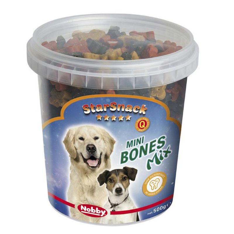 تشویقی نوبی مدل bones mix_500 وزن 500 گرم
