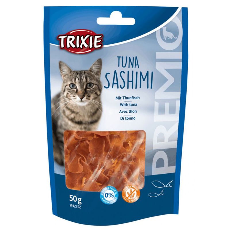 تشویقی گربه تریکسی مدل tuna sashimi وزن 50‌گرم