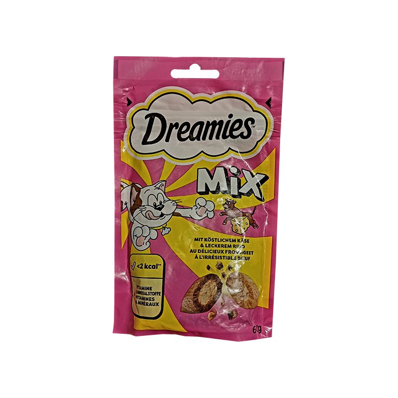 تشویقی گربه درمیز مدل mix beef&chise وزن 60 گرم