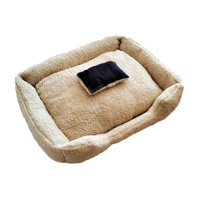 تشک سگ و گربه مدل teddy مستطیلی m