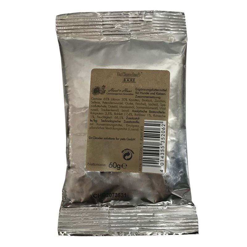 تقویت کننده پوست و مو گربه و سگ دکتر کلادرز مدل smoothie for hair & skin وزن 60 گرم