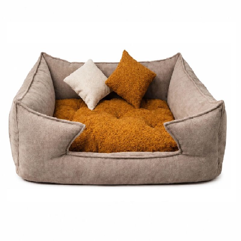 جای خواب سگ و گربه مدل لوکس دو رو تدی و شنل آشیان