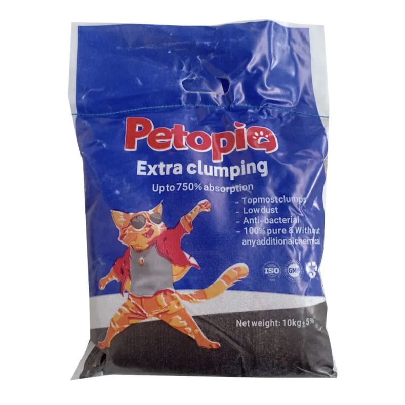 خاک بستر گربه پتوپیا مدل new granules p1 وزن ۱۰ کیلوگرم
