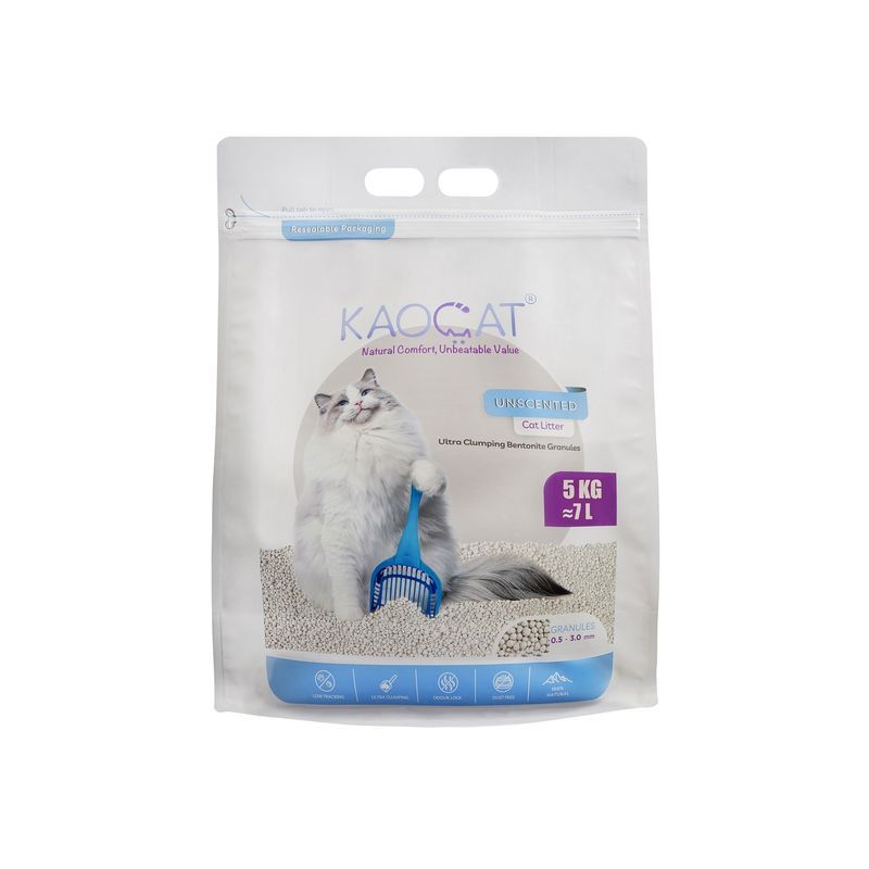 خاک بستر گربه کائوکت مدل unscented وزن 5 کیلوگرم